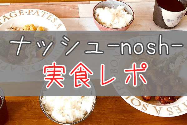 ナッシュ-nosh-実食口コミ