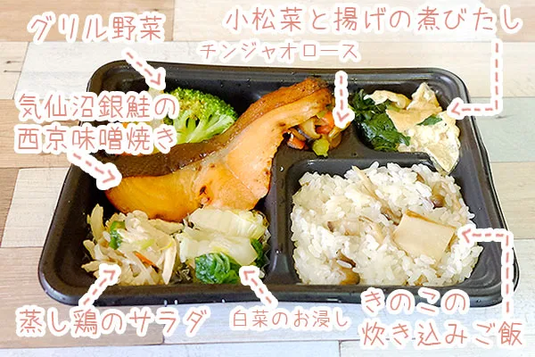 気仙沼銀鮭の西京味噌焼き弁当　詳細